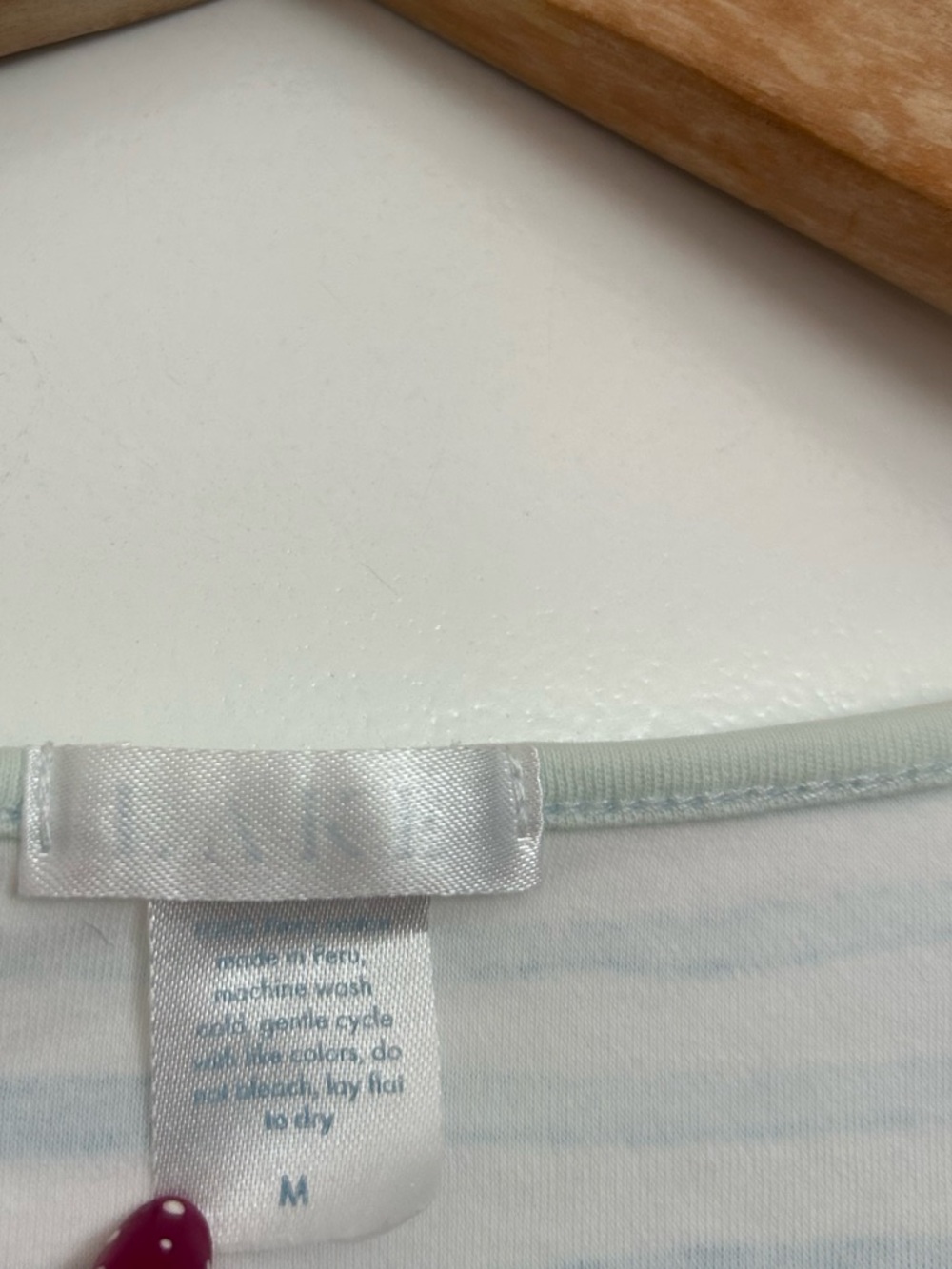 Striped Tank & Short Pajama Set - Mint/White - Picture 4 of 11